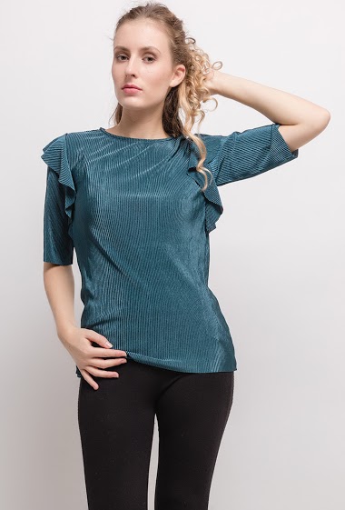 Wholesaler Zelia - Pleated blouse