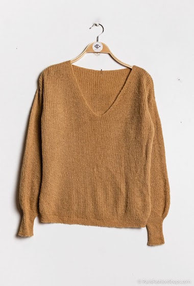 Wholesaler Zelia - V-neck knit sweater