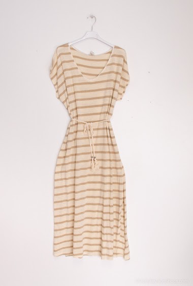 Wholesaler Zelia - Striped long dress