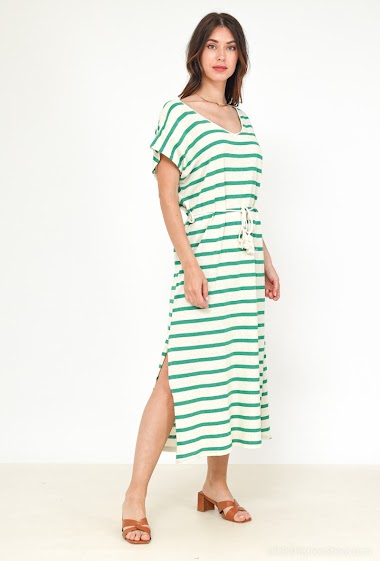 Wholesaler Zelia - Striped long dress