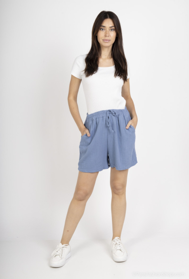Wholesaler Zelia - Cotton gauze shorts