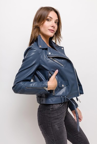 Wholesaler Zelia - Perfecto leather effect jacket