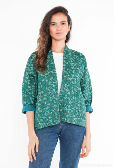 Wholesaler Zelia - Women's printed kimono style jacket
