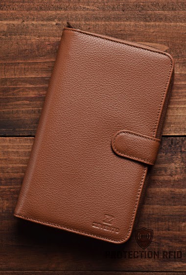 Wholesaler Zevento - ZEVENTO leather Wallet ZE-2127R