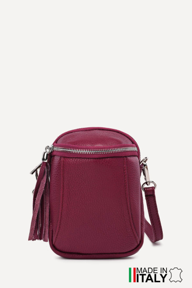 Wholesaler Zevento - Grained leather shoulder clutch bag ZE-9012-G