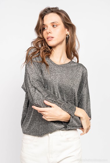 Wholesalers zh  skin - Wrap jumper  with lurex