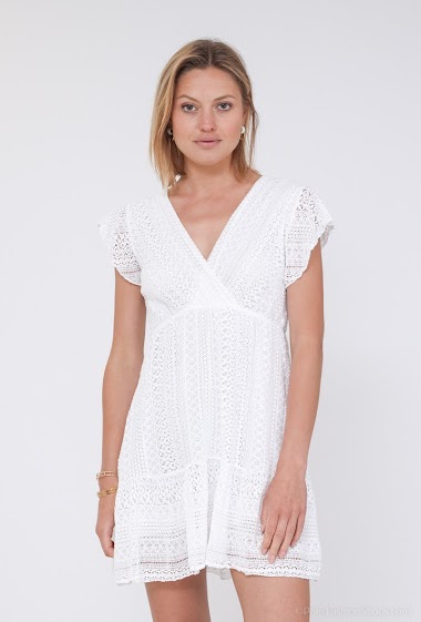 Wholesaler zh  skin - Lace midi dress