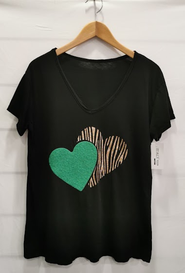 Heart t -shirt