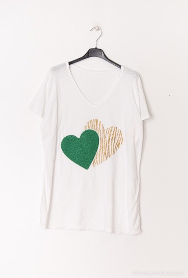 Mayoristas zh  skin - Camiseta de corazon
