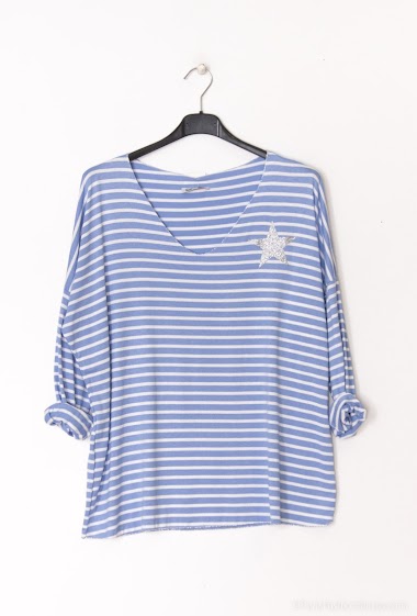 Wholesalers zh  skin - Striped t -shirt