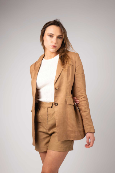 Wholesaler Zibi London - ALARA linen blazer