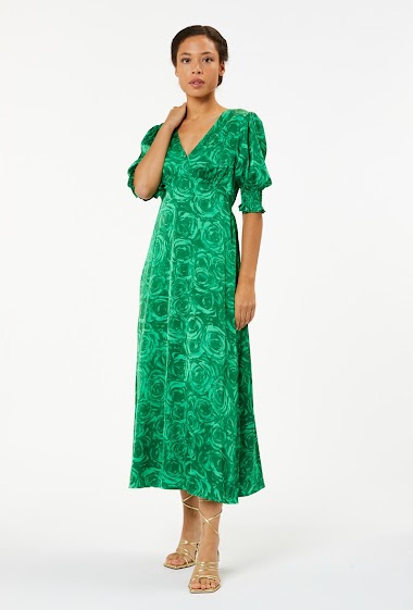 Grossistes Zibi London - Heida robe longue imprimé