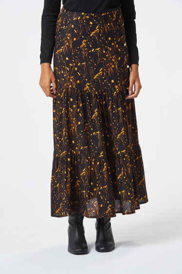Wholesaler Zibi London - LIDY buttoned mid-length skirt
