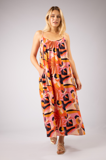 Wholesaler Zibi London - LILLIA long wide dress