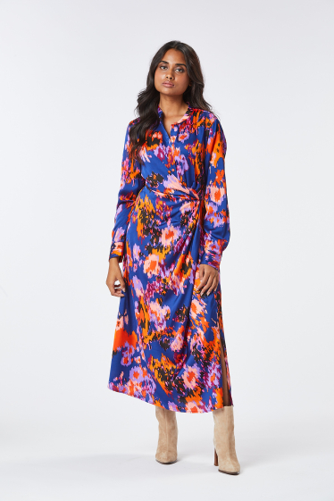 Wholesaler Zibi London - LISA long satin dress
