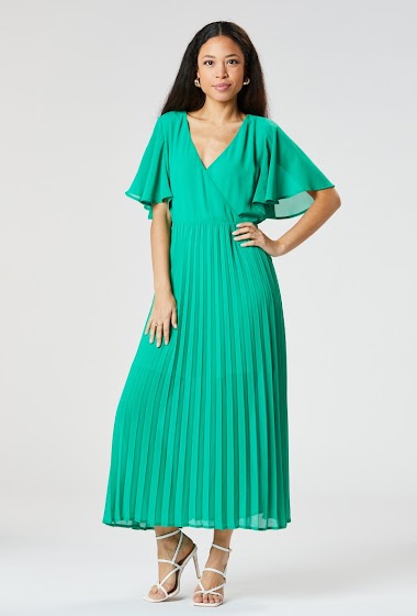 Wholesaler Zibi London - Marje long pleated dress