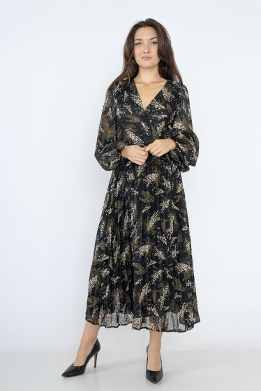 Wholesaler Zibi London - Melia long pleated dress