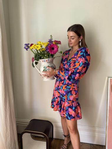 Grossiste Zibi London - Naveeb robe courte fleurie