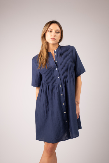 Wholesaler Zibi London - short flowing shirt dress