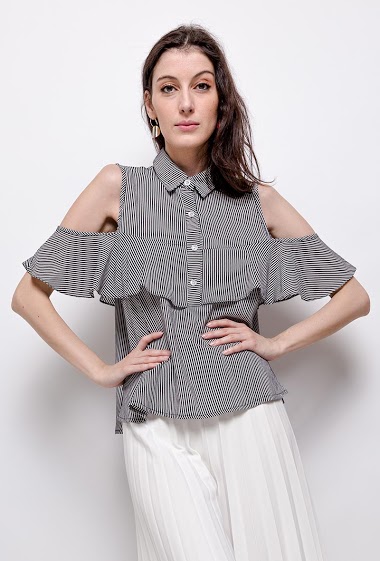 Großhändler Zoe Mode (Elena Z) - Striped blouse