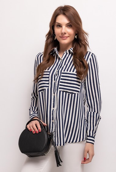 Wholesaler Zoe Mode (Elena Z) - Striped shirt