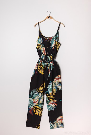 Wholesaler Zoe Mode (Elena Z) - Floral jumpsuit