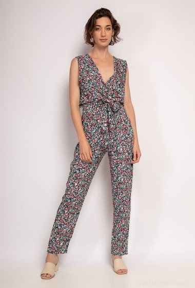 Wholesaler Zoe Mode (Elena Z) - Floral jumpsuit