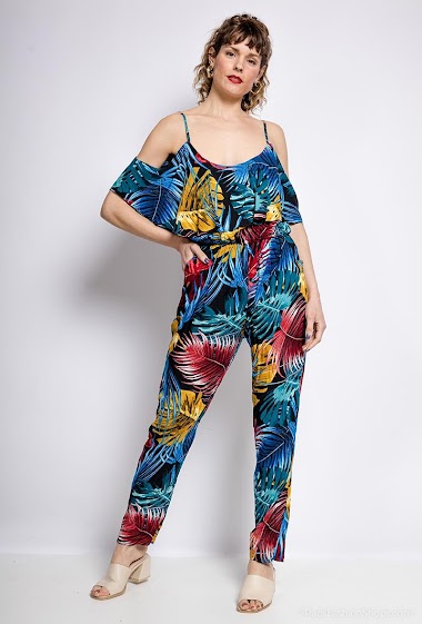 Wholesaler Zoe Mode (Elena Z) - Tropical jumpsuit