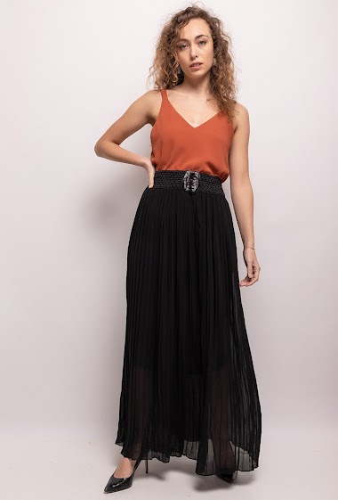 Wholesaler Zoe Mode (Elena Z) - Pleated maxi skirt