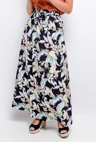Wholesaler Zoe Mode (Elena Z) - Tropical maxi skirt