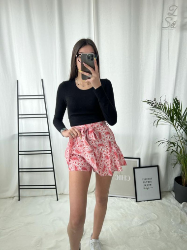 Wholesaler Zoe Mode (Elena Z) - printed skirt shorts