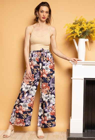 Wholesaler Zoe Mode (Elena Z) - Paisley printed pants