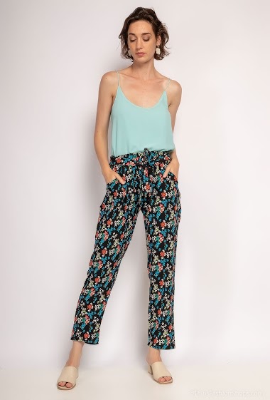 Wholesaler Zoe Mode (Elena Z) - Flower print pants