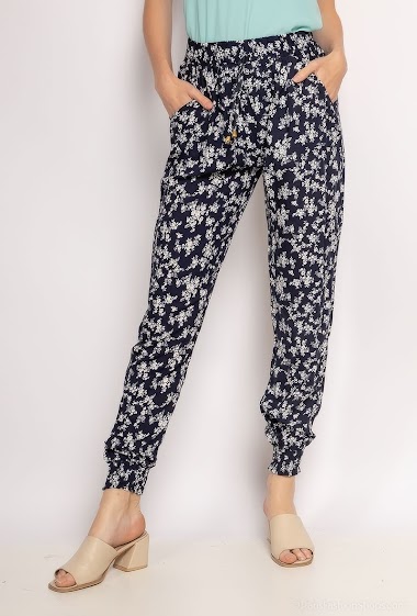 Wholesaler Zoe Mode (Elena Z) - Tropical print pants