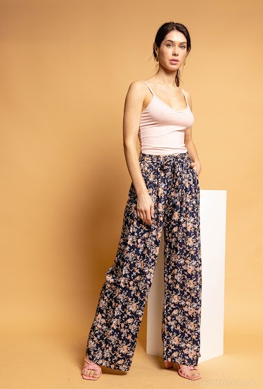 Wholesaler Zoe Mode (Elena Z) - Casual flower printed pants