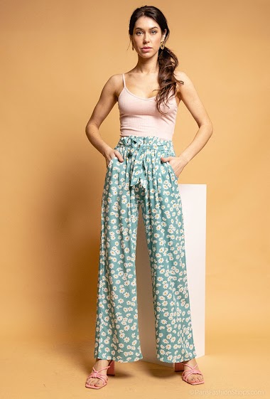 Wholesaler Zoe Mode (Elena Z) - Casual flower printed pants