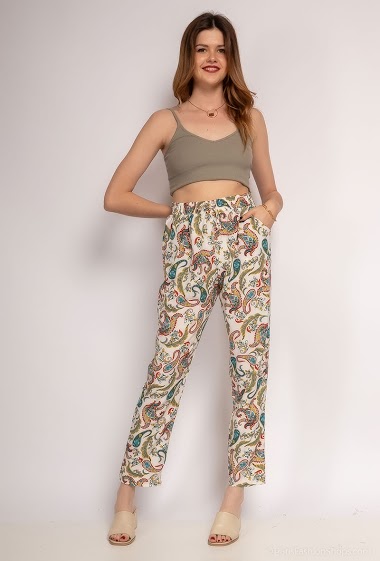 Wholesaler Zoe Mode (Elena Z) - Printed light pants