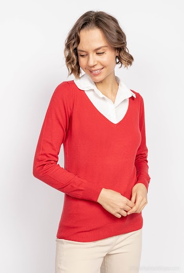 Wholesaler Zoe Mode (Elena Z) - 2in1 sweater