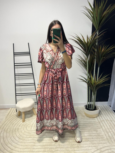 Großhändler Zoe Mode (Elena Z) - Bedrucktes Kleid