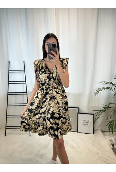 Großhändler Zoe Mode (Elena Z) - Kleid mit Gold