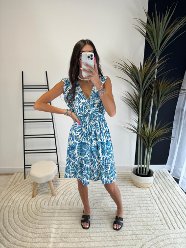 Wholesaler Zoe Mode (Elena Z) - Short Floral Dress