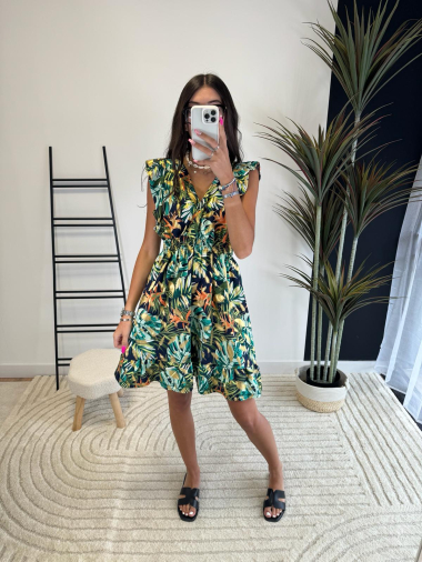 Wholesaler Zoe Mode (Elena Z) - Short Floral Dress