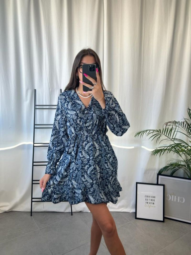 Wholesaler Zoe Mode (Elena Z) - PRINTED DRESS