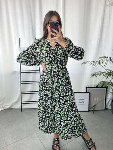 Wholesaler Zoe Mode (Elena Z) - PRINTED DRESS