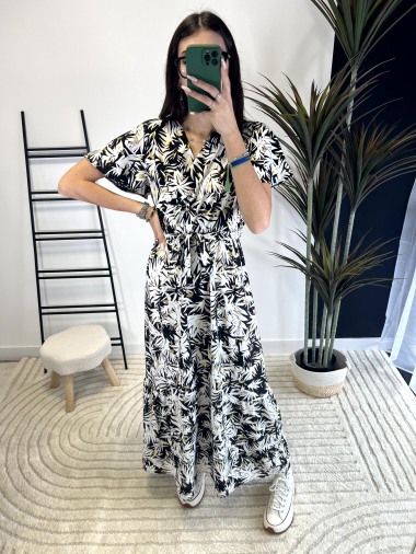 Wholesaler Zoe Mode (Elena Z) - Long printed dress
