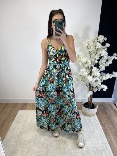 Wholesaler Zoe Mode (Elena Z) - Long Dress With Gold