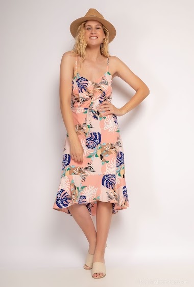 Wholesaler Zoe Mode (Elena Z) - Tropical midi dress
