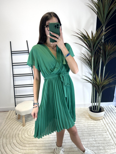 Wholesaler Zoe Mode (Elena Z) - Pleated dress