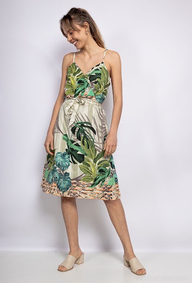 Wholesaler Zoe Mode (Elena Z) - Tropical dress