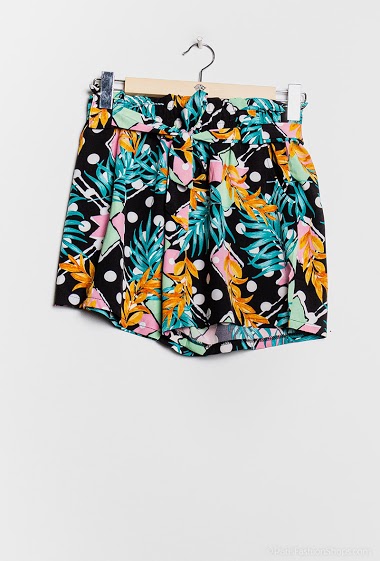 Wholesaler Zoe Mode (Elena Z) - Printed light shorts